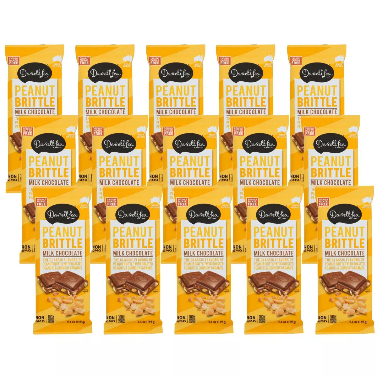 DARRELL LEA Peanut Brittle Milk Chocolate 5.6 OZ
