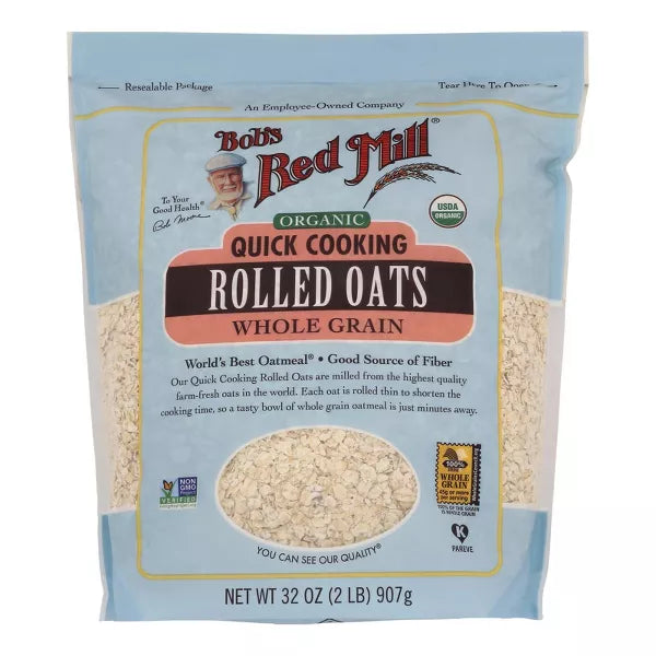 BOB`S RED MILL Quick Cooking Rolled Oats 32 OZ