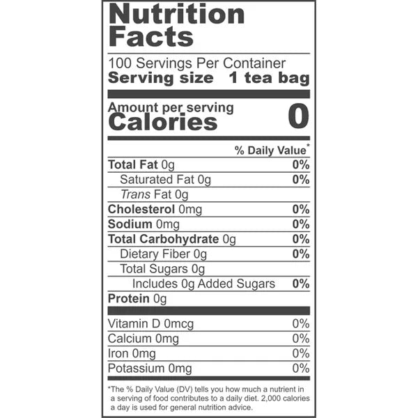 PRINCE OF PEACE Organic White Tea 100 BAG