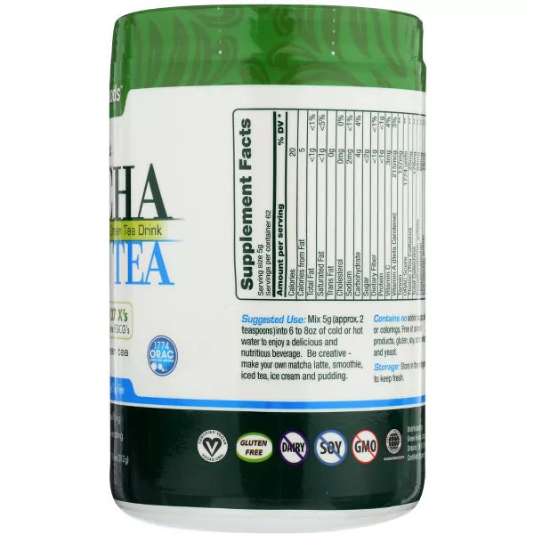 GREEN FOODS CORPORATION MATCHA GREEN TEA 60SERVNG 11OZ