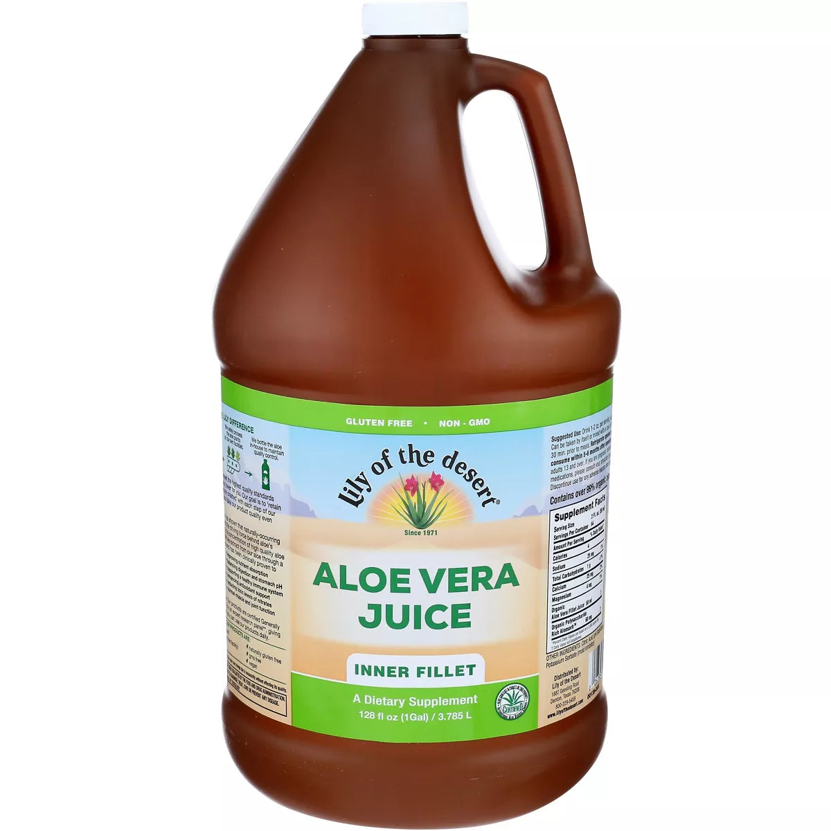 LILY OF THE DESERT ALOE VERA JUICE 128OZ