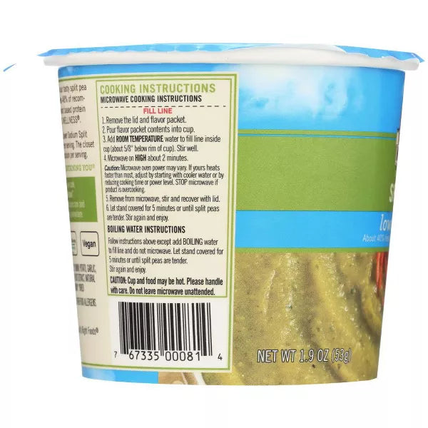 DR. MCDOUGALL`S Split Pea, Gluten Free 1.9 OZ