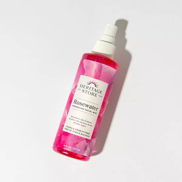 Heritage Store Rosewater Facial Mist 8floz