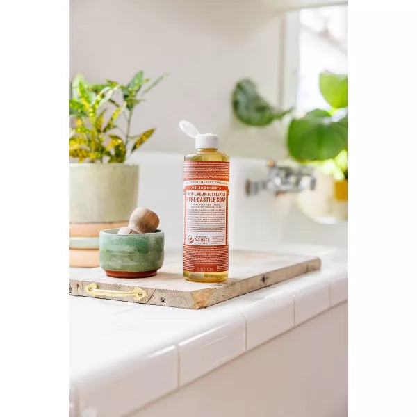 DR. BRONNER'S MAGIC SOAPS ORGANIC CASTILE LIQUID SOAP EUCALYPTUS 16OZ