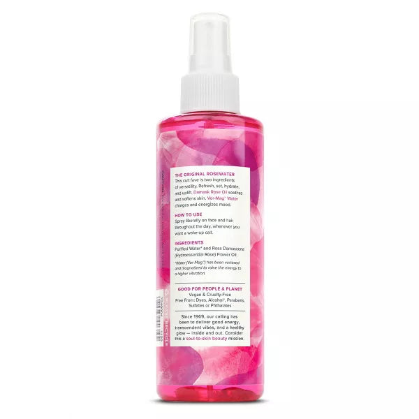 Heritage Store Rosewater Facial Mist 8floz