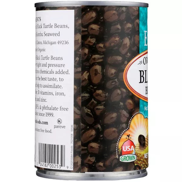 EDEN FOODS Black, FF 15 OZ