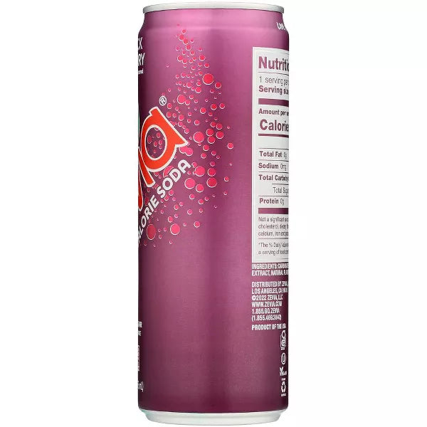 ZEVIA Black Cherry 12 OZ