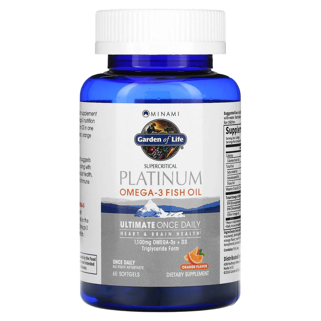 Garden of Life Minami Platinum Orange 60ct SOFTGELS