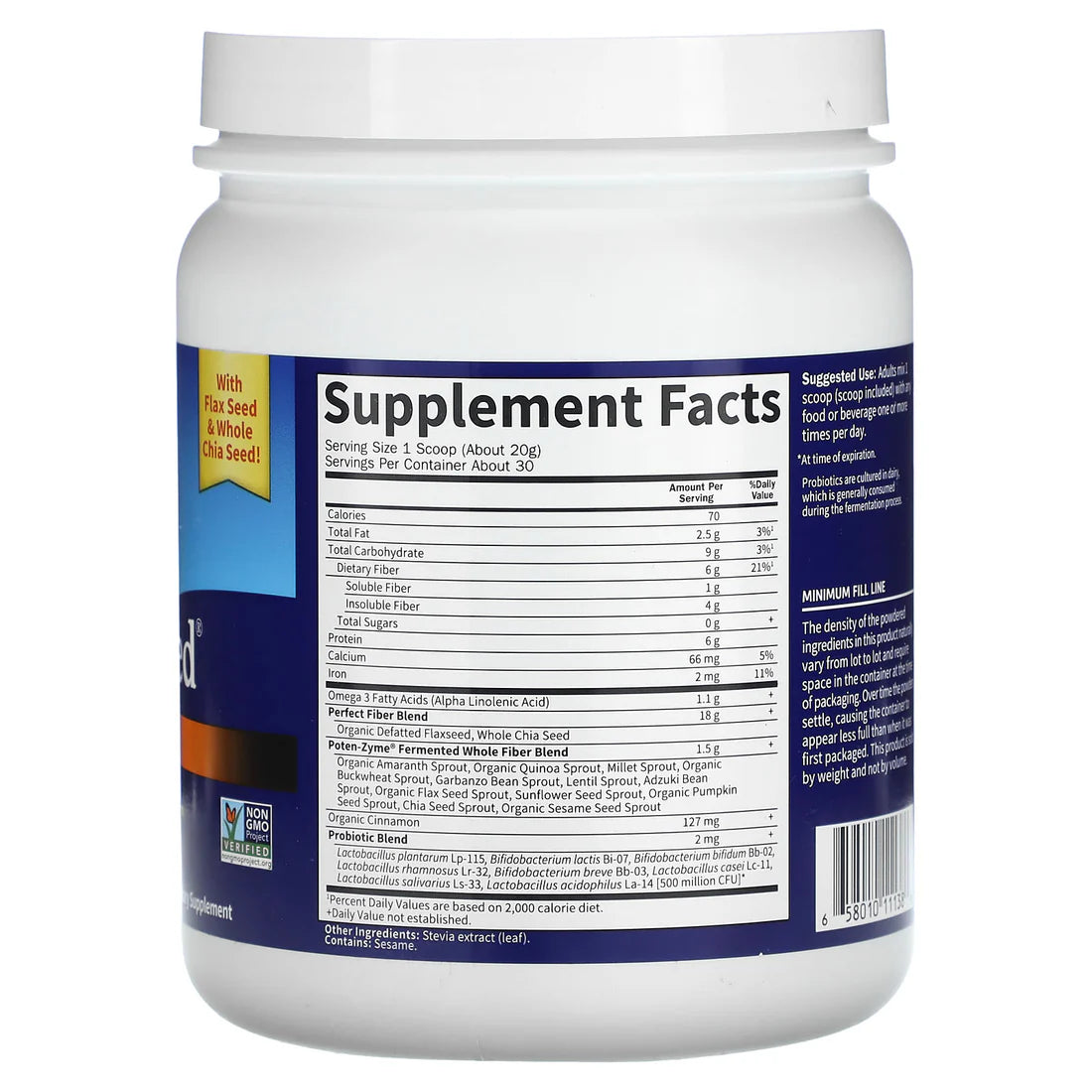 Garden of Life Super Seed 600g POWDER