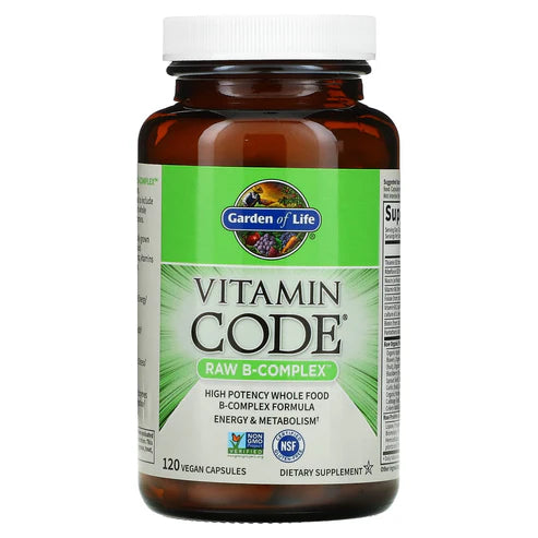 Garden of Life Vitamin Code Raw B-Complex 120ct CAPSULES