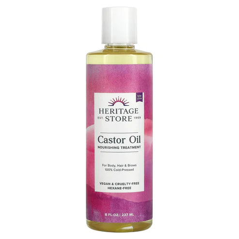 Heritage Store Castor Oil 8floz