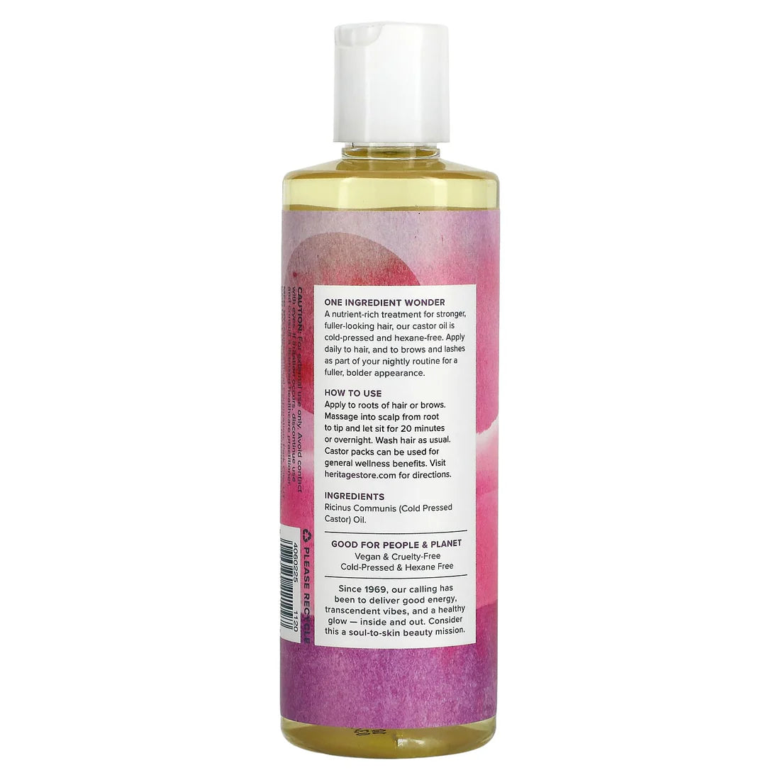Heritage Store Castor Oil 8floz