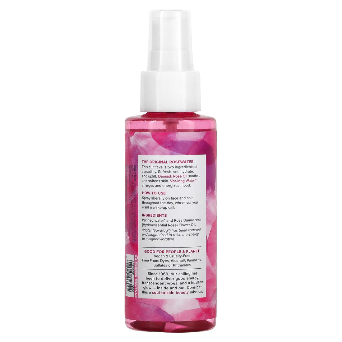 Heritage Store Rosewater Facial Mist 4floz