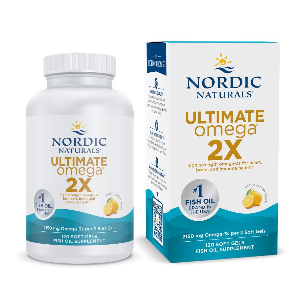 Nordic Naturals Ultimate Omega 2X 2150mg 120 Soft Gels
