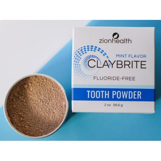 Zion Health Claybrite Tooth Powder 2 oz