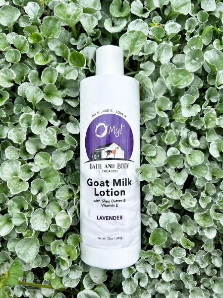 ¡OH, DIOS MÍO! LOCIÓN DE LECHE DE CABRA PARA BAÑO Y CUERPO LAVANDA 12 ONZAS