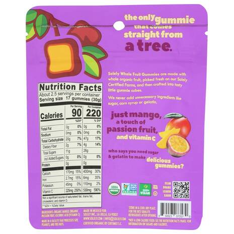 SOLELY Mango and Passionfruit 2.5 OZ