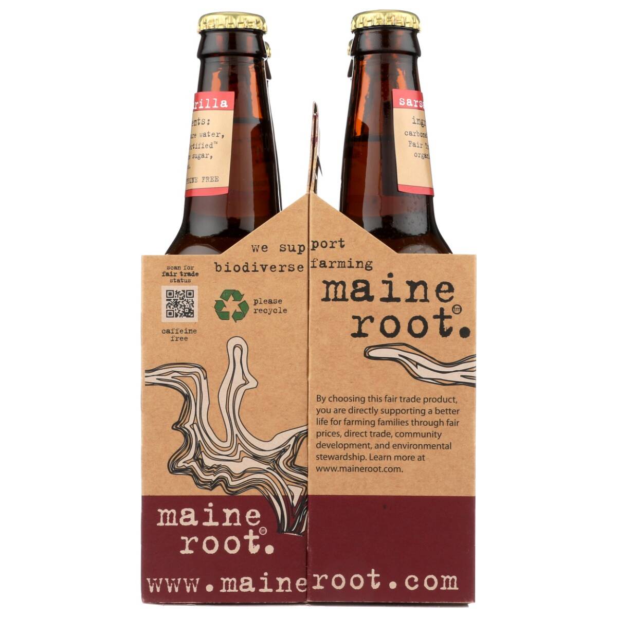 MAINE ROOT Sarsaparilla 4 Pk 12 OZ