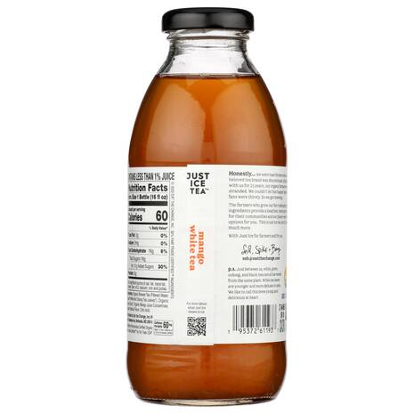 JUST ICE TEA Mango White 16 OZ