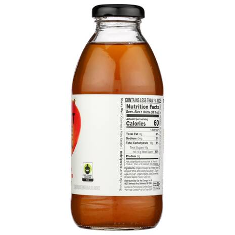 JUST ICE TEA Mango White 16 OZ