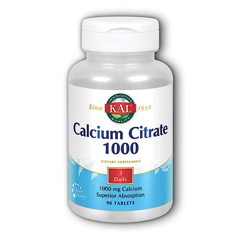 Kal Calcium Citrate 1000 90CT Tablet