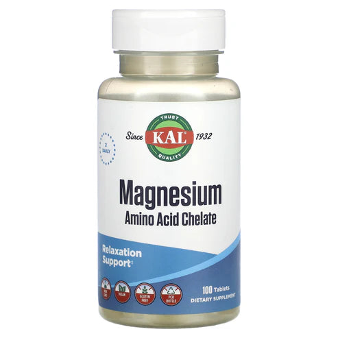 Kal Magnesium Amino Acid Chelate 100CT Tablet