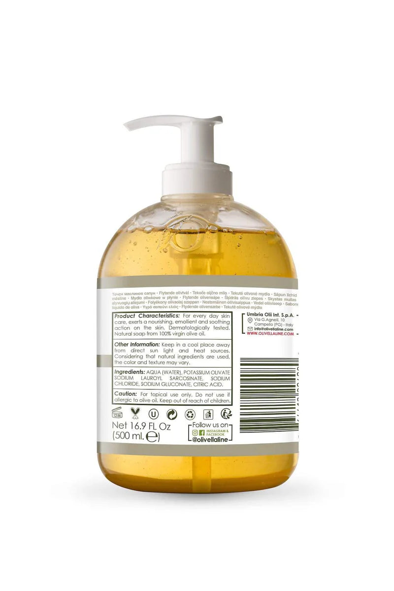 OLIVELLA FACE & BODY LIQUID SOAP FRAGRANCE FREE 16.9OZ