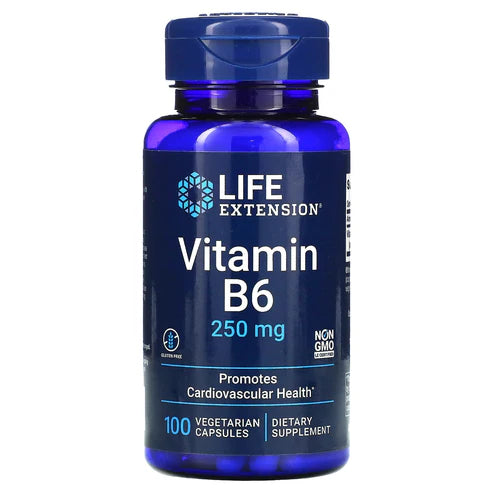 Life Extension Vitamin B6 Veg. Caps 250 mg
