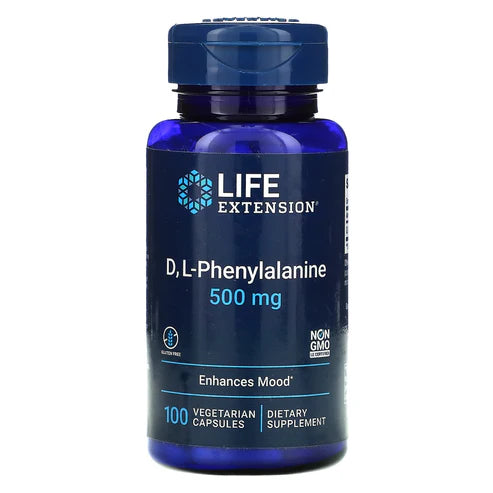 Life Extension D, L-Phenylalanine 500 mg