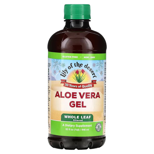 LILY OF THE DESERT WHOLE LEAF ALOE VERA GEL 32OZ
