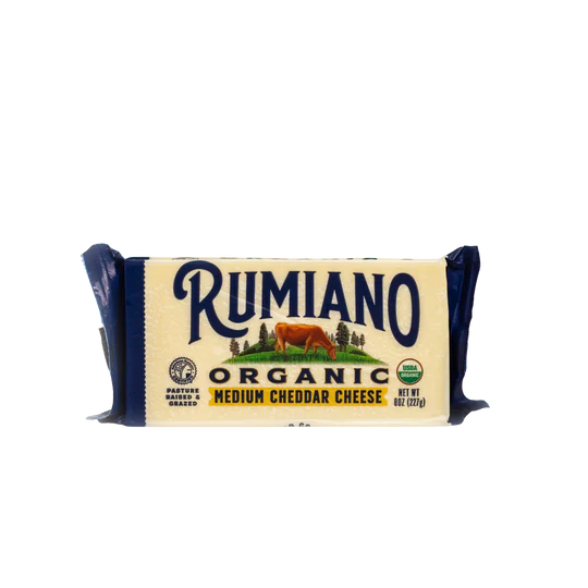 Rumiano Medium Cheddar 8oz