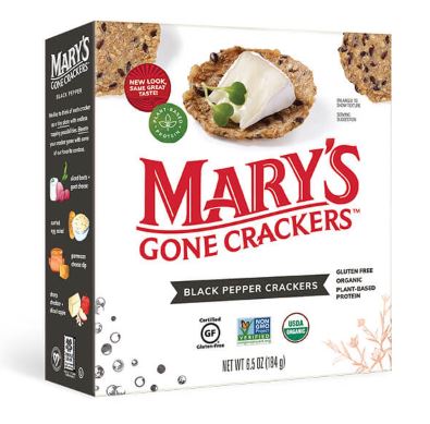 MARY`S GONE CRACKERS Black Pepper 6.5 OZ