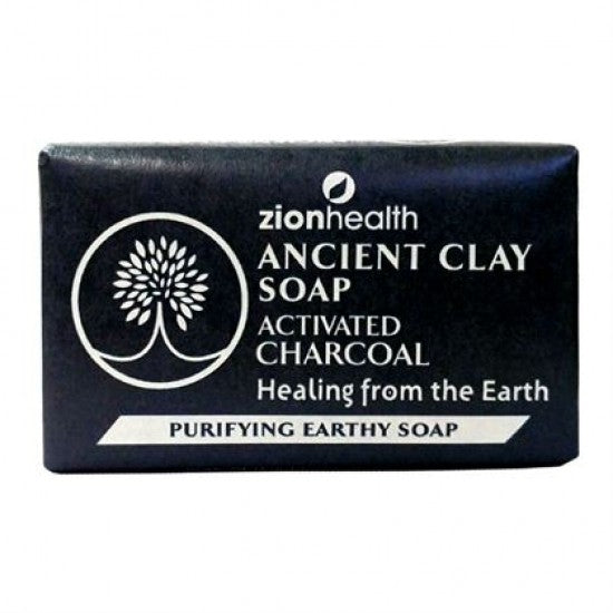 Zion Health Clay Soap Charcoal 6 oz