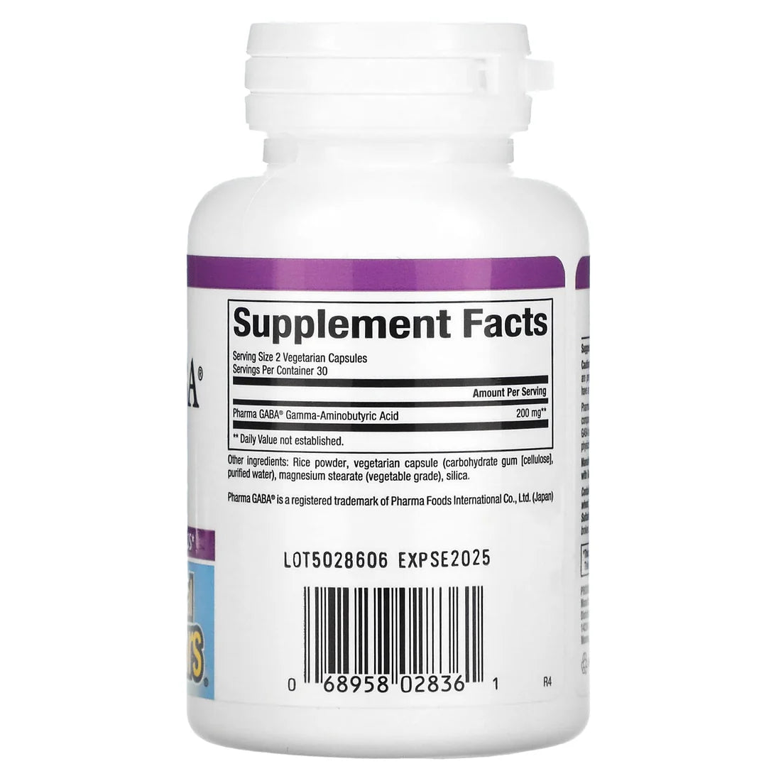 Natural Factors STRESS-RELAX® PHARMA GABA® 100 MG 60/VCAP