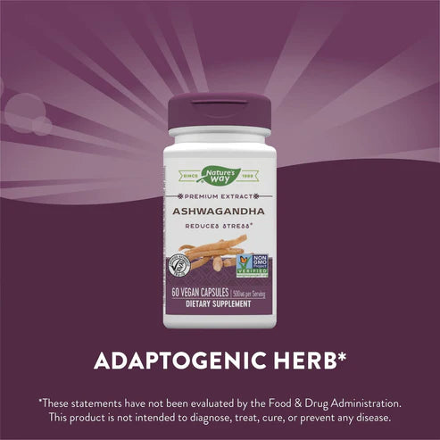 Nature's Way Ashwagandha Premium Extract 60 Vgn Cp