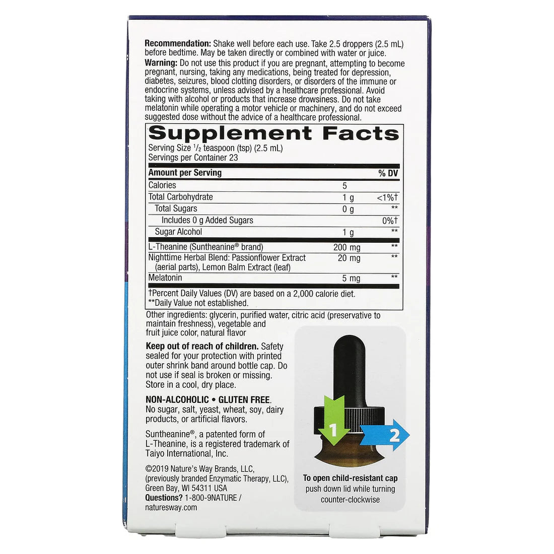 Nature's Way Sleep tonight™ Melatonin Drops, Cherry Flavor 2 Fl Oz