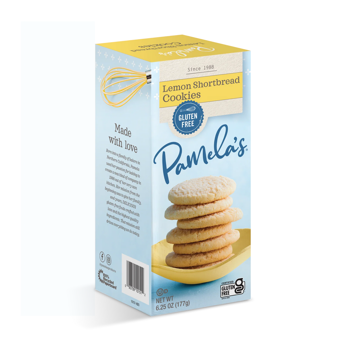 PAMELA`S Lemon Shortbread 6.25 OZ