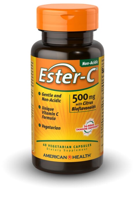Solgar Ester-C® 500 mg with Citrus Bioflavonoids Vegetable Capsules 60V cap