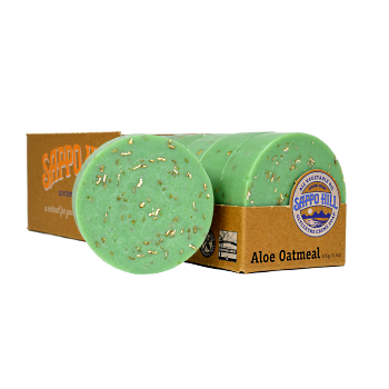 Sappo Hill Glycerine Creme Bar Soap Aloe/Oatmeal