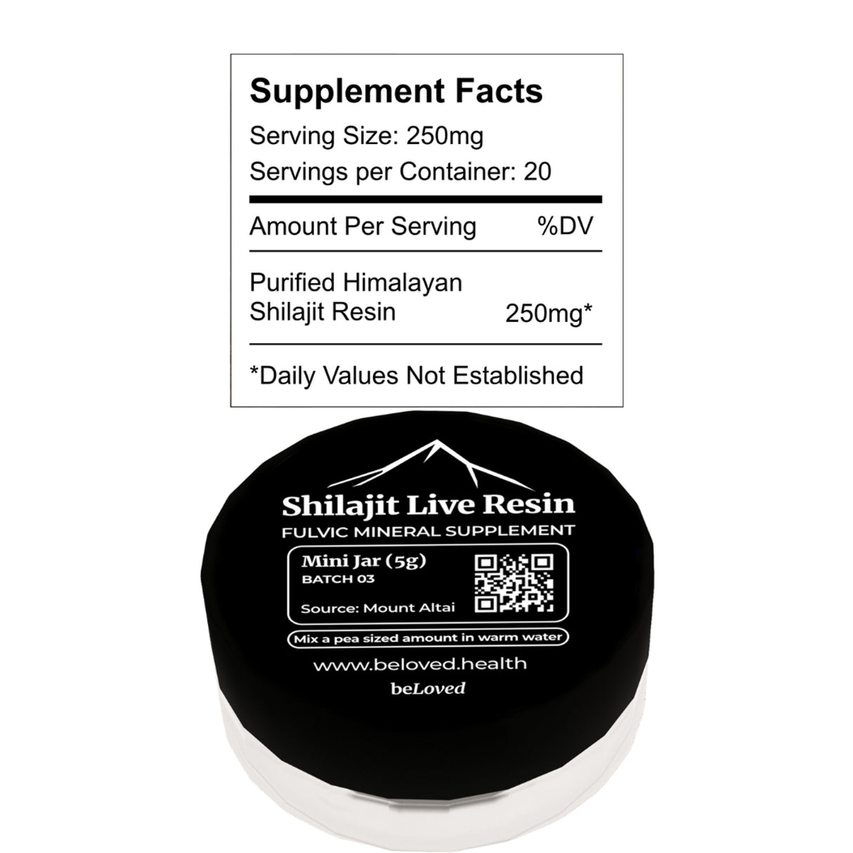 Shilajit Live Resin Fulvic & Trace Minerals