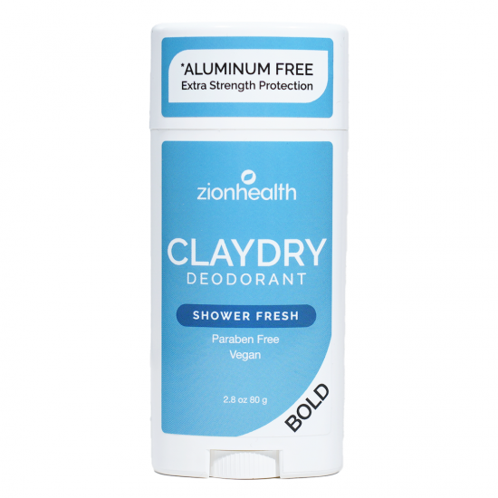 Zion Health Clay Dry Bold - Shower Fresh 2.8 oz