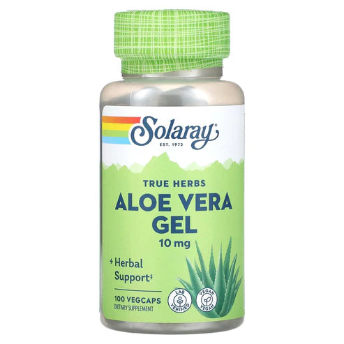 Solaray Aloe Vera Gel 100CT 2000MG Veg Capsule