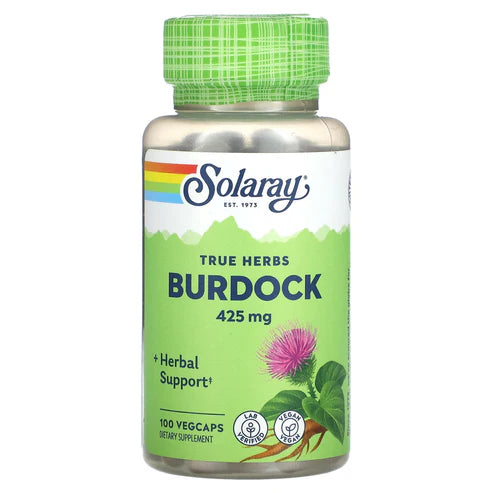 Solaray Burdock 100CT 425MG Veg Capsule