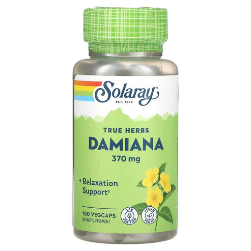 Solaray Damiana 100CT 370MG Veg Capsule