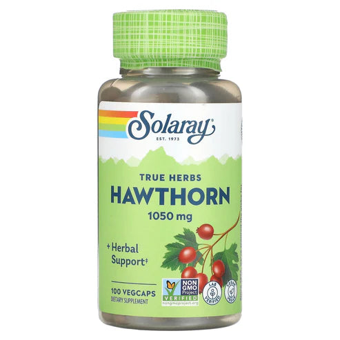 Solaray Hawthorn 100CT 1050MG Veg Capsule