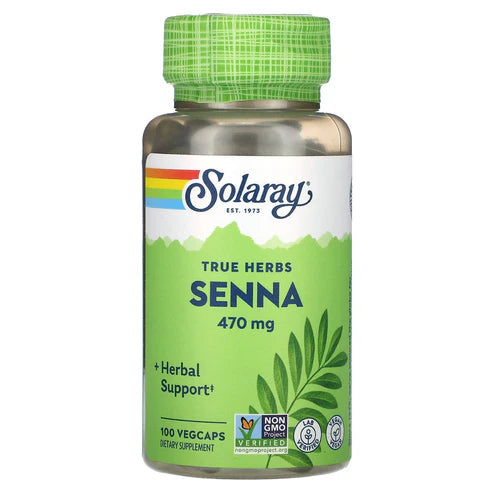 Solaray Senna 100CT 470MG Veg Capsule