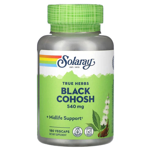 Solaray Black Cohosh 180CT 540MG Veg Capsule