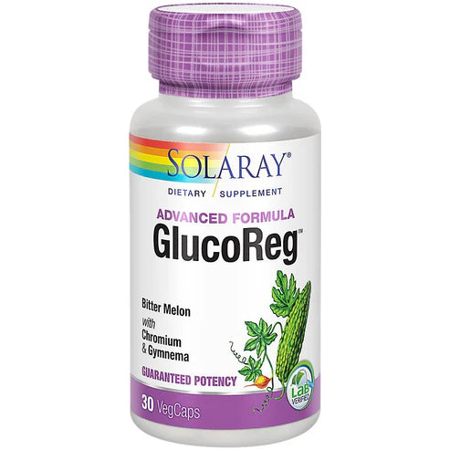 Solaray GlucoReg™ 30CT 500MG Veg Capsule