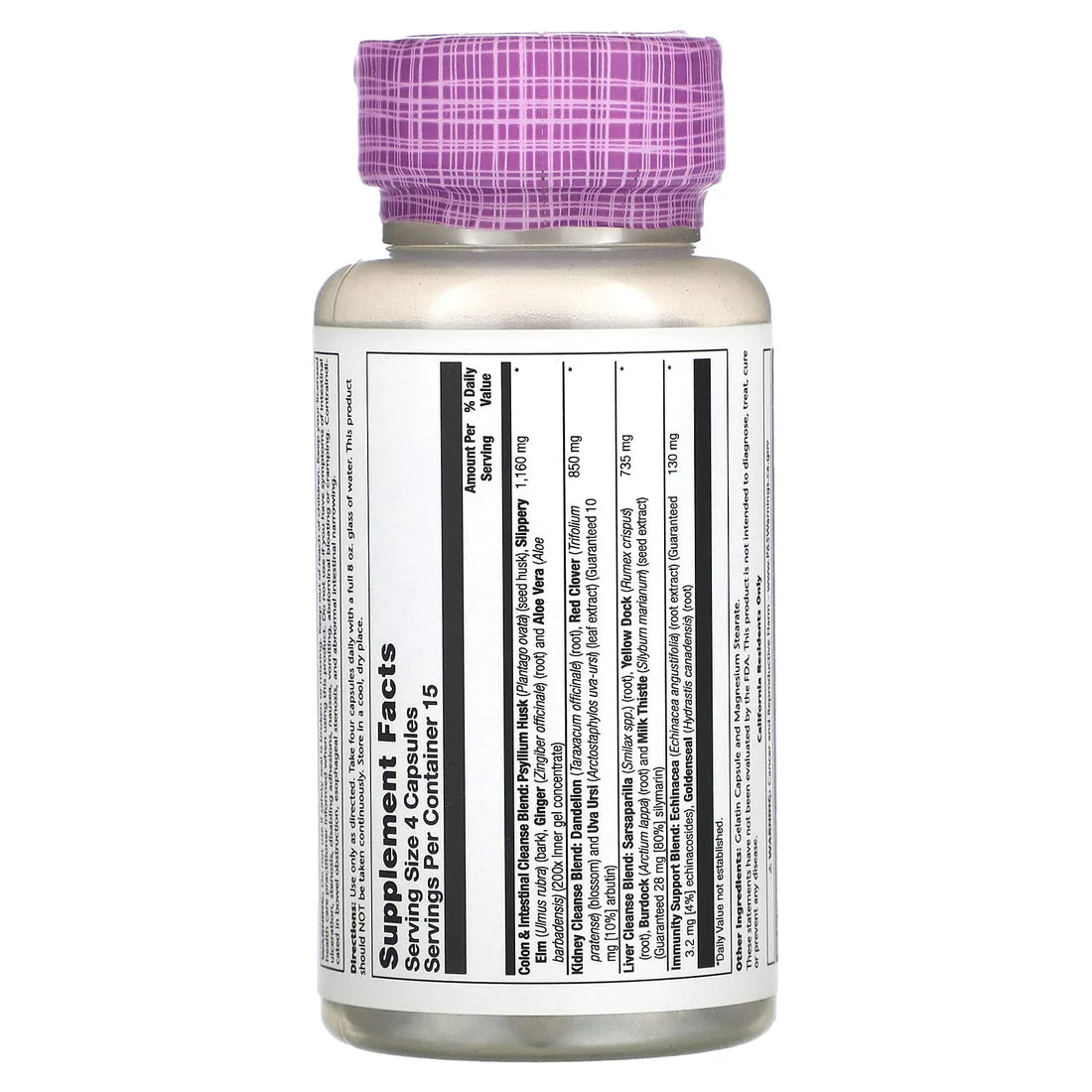 Solaray Tetra Cleanse™ 60CT Capsule