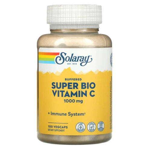 Solaray Super Bio Vit C 100CT 1000MG Veg Capsule